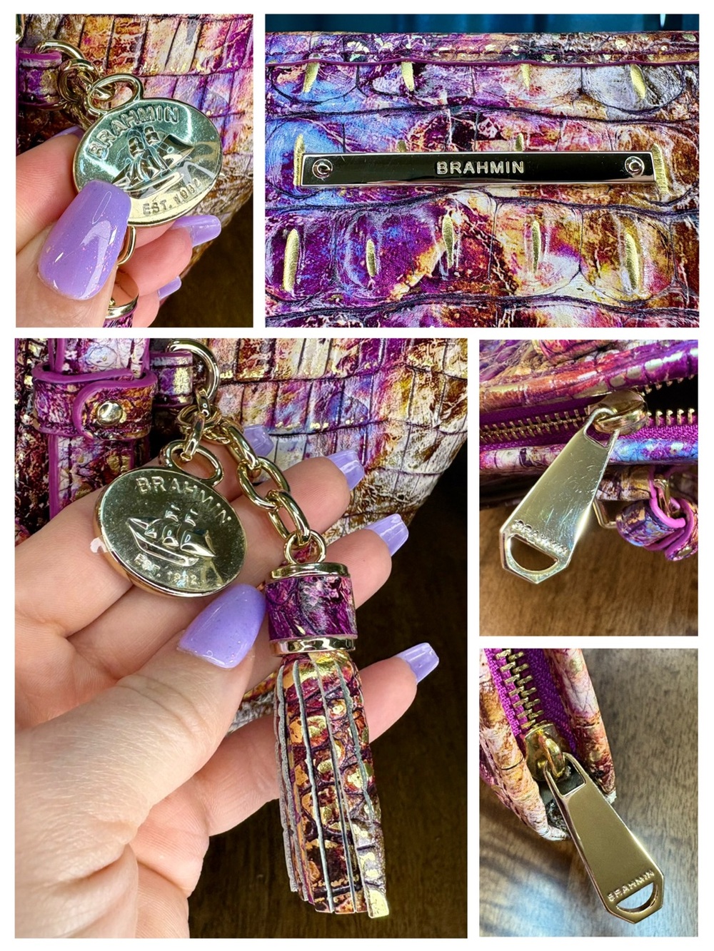 Brahmin GUC Md Asher & Veronica - Fantasy - Exclusive Design - HTF, RARE - Picture 7 of 16